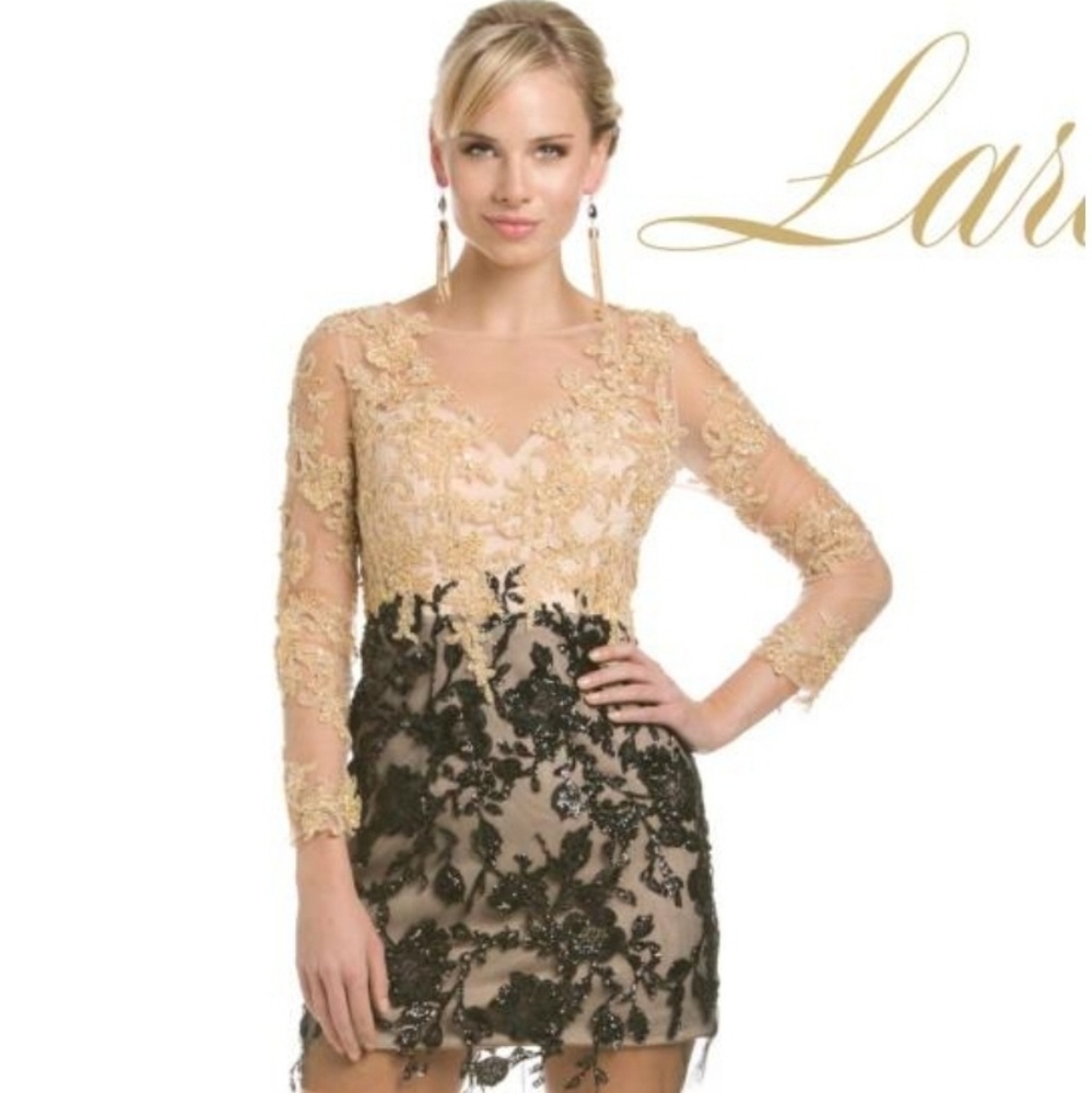 Lara beaded formal dress